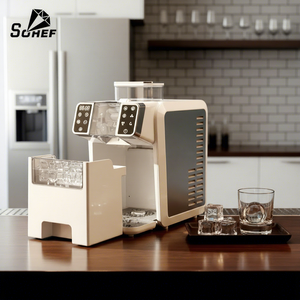 SOHEF Machine compacte 2-en-1 pour glaçons et smoothies, prix direct usine, machine à neige, compatible CKD SKD, mini flocons automatiques de table - Product Image 1