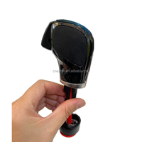 Nouveau pommeau de vitesse automatique de haute qualité en cuir noir piano DSG pour Volkswagen, compatible avec les plateformes PQ et MQB.