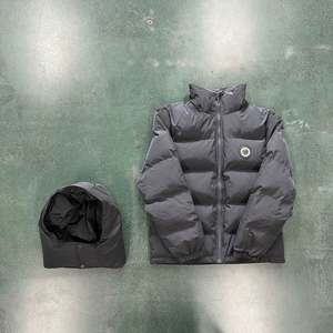 2026 abrigos bordados Street Trap Star Men Winter London Puffer Trap London Star Decoded <span class=keywords><strong>2022</strong></span> Hooded Puffer-GREY - Product Image 3