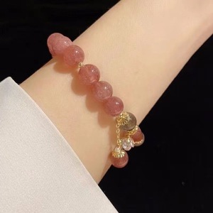 Braccialetto con Perle a Forma <span class=keywords><strong>di</strong></span> Fragola, Nuovo Bracciale Versatile in Stile Cinese con Ciondolo a <span class=keywords><strong>Radice</strong></span> <span class=keywords><strong>di</strong></span> Loto N2604216 - Product Image 3