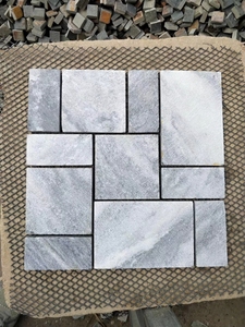 Nhà Sản Xuất Mẫu Đá Thật Tự Nhiên Sân Ngoài Trời Đế Nhựa Lồng Vào Nhau Sàn Lát Sàn Đá Cẩm Thạch Tự Làm - Product Image 2