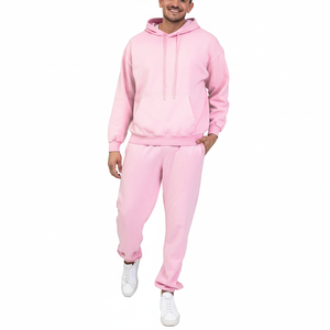 Conjunto Deportivo Informal de Invierno 2026 Personalizado, Sudadera con Capucha Extra Grande Unisex y Pantalones Deportivos, Conjunto de 2 Piezas, Ropa Deportiva de Felpa Francesa - Product Image 2