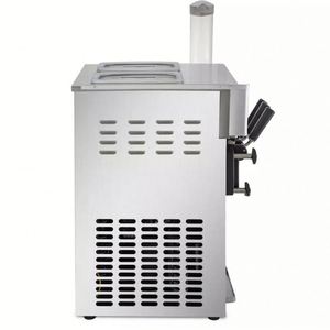 VEVOR EU WAREHOUSE A168 1200W Commercial Yogourt glacé utilisant pour le chariot de nourriture à vendre Machine à crème glacée molle 2 + 1 saveurs - Product Image 5