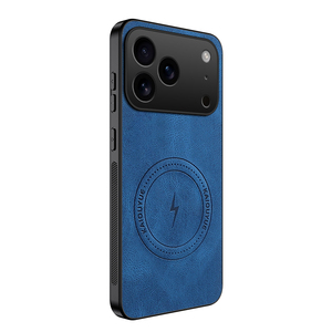 Coque de téléphone magnétique sans fil pour <span class=keywords><strong>iPhone</strong></span> 17 Air 16E 16 <span class=keywords><strong>Pro</strong></span> Max 15 14 14 12 <span class=keywords><strong>11</strong></span> Plus Napa-texturé TPU + PC Bumper - Product Image 1