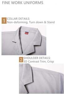 Livraison rapide en stock, ensembles de vêtements de travail pour hommes et femmes, mode estivale, coton et polyester, logistique d'usine, <span class=keywords><strong>garage</strong></span> - Product Image 2