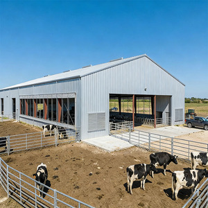 Modern Designed Prefabricated Light <strong>Steel</strong> Frame Dairy Farm Barn Farmhouse Pig Cow Chicken House Farming <strong>Steel</strong> <strong>Structure</strong> Shed - Product Image 5
