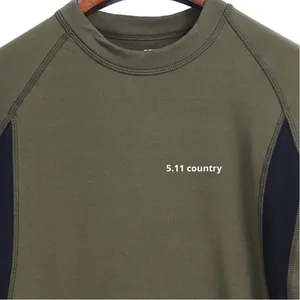 Set di biancheria intima termica aderente a manica lunga a manica lunga da <span class=keywords><strong>uomo</strong></span> Ultra leggera e confortevole in pile 100% Anti-batterico invernale - Product Image 3