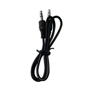 Câble audio auxiliaire mâle-mâle 3,5 mm vers 3,5 mm de 50 cm, gaine en PVC noir, conducteur en cuivre, blindage tressé, pour appareils audio, pour téléphone - Product Image 1