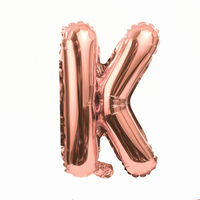 2025 pas cher fête d'anniversaire mariage ballons 16 pouces Alphabet lettre feuille ballon décoration et élégant