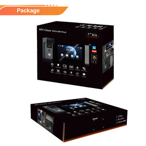 Videoportero <span class=keywords><strong>de</strong></span> <span class=keywords><strong>2</strong></span> Hilos para Villa con Pantalla Táctil IPS <span class=keywords><strong>de</strong></span> 7 Pulgadas, HD 1024*600, Menú Multi-idioma, IP65 Impermeable, Solo Panel <span class=keywords><strong>de</strong></span> Llamadas - Product Image 2