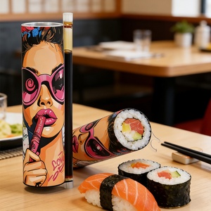 Biodegradable Sushi Push Pop <b>Container</b> Craft Paper Cylinder Push up Tube Eco-Friendly Food Grade Packaging - Product Image 4