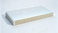 Panel Dinding PVC Harga Pabrik, Sistem Tongue and Groove, Tahan Air, Tahan Api, Finishing Matte untuk Renovasi Kantor