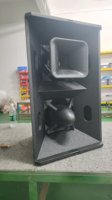 Haut-parleur professionnel haut de gamme Veeter T-24 2400W, en alliage de titane, avec coque en contreplaqué de bouleau, durable et portable pour églises, salles et mariages