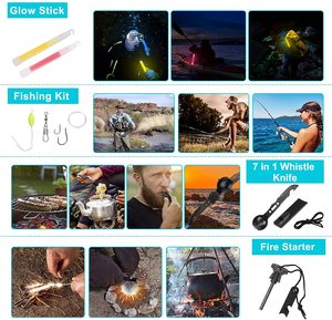 Kit de survie professionnel et grand sac à dos de camping, trousse de premiers soins pour l'aventure, accessoires de randonnée en plein air - Product Image 3