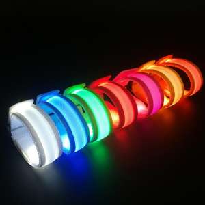 Pulseras Luminosas LED con Correa de Nailon, Pulseras Brillantes Intermitentes para Eventos Nocturnos, Cumpleaños, Navidad, Halloween - Product Image 2