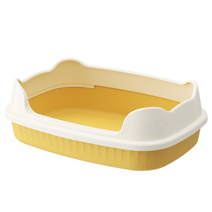 Extra <b>Large</b> Semi-Enclosed/Open Style Cat Litter <b>Box</b> with Highened Anti-Splash feature. - Product Image 5