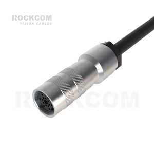 <span class=keywords><strong>LMI</strong></span> M16 14Pin Hembra Recto P & <span class=keywords><strong>E</strong></span> Cable de visión artificial de alta flexión para cámara industrial - Product Image 1