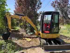 Mini pelle hydraulique d'occasion CAT 303E 303ECR |   Excavatrice sur chenilles avec toutes les pièces d'origine à vendre, équipement de construction compact - Product Image 5