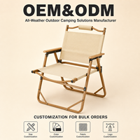 Chaise pliante d'extérieur en tissu Oxford Kermit, table de pique-nique, tabouret de camping portable, léger, pliable, pour plusieurs personnes, extérieur