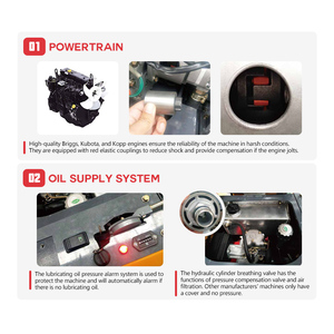 TP Euro 5 EPA New Function Cheap Mini 1 Ton 1.2 Ton 1.3Ton 1.5 Ton 2.1T Mini Excavators Micro Excavator - Product Image 4