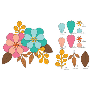 22011 22016 Tự Làm Hoa Giấy Thủ Công Kit Sáng Tạo Nghệ Thuật Thủ Công Quà Tặng Dự Án Cho Trẻ Em Cô Gái Người Lớn Hoặc Scrapbooking Trang Trí - Product Image 2