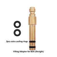 Adaptateur de remplissage rapide LEADU PF107 en laiton durable à clipser pour sonde PCP, remplacement BSA