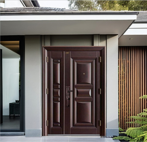 <span class=keywords><strong>Puertas</strong></span> Cortafuego de Acero Inoxidable de Diseño Moderno Turco para Entrada Principal Exterior, <span class=keywords><strong>Blindadas</strong></span> y de Seguridad, Venta al Por Mayor en China - Product Image 3