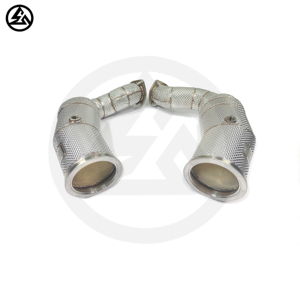 CSZ per Porsche <span class=keywords><strong>Cayenne</strong></span> 9YA <span class=keywords><strong>Turbo</strong></span>/GTS/<span class=keywords><strong>S</strong></span> 4.0TT Downpipe Sportivo ad Alto Flusso con Catalizzatore - Product Image 3