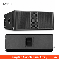 Système de sonorisation modulaire LA110 LA101 avec enceintes line array passives de 10 pouces et subwoofer assorti en option pour une configuration sonore live personnalisée