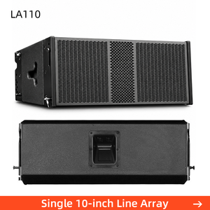 LA110 LA101 10 Inch Passive Line Array Speaker Modular <strong>PA</strong> System with Optional Matching Subwoofer for Custom Live Sound <strong>Setup</strong> - Product Image 4