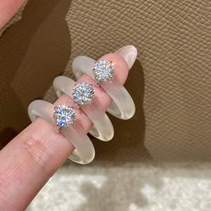 Bague en argent pur S925 avec jade blanc pur et léger, style chinois, nouvelle collection, diamant de niche, tempérament chaleureux - Product Image 3