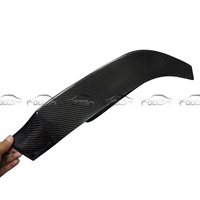 Nouveau Spoiler avant de voiture OLOTDI en fibre de carbone, finition polie haute brillance, tissage sergé 3x3, moulage sous vide noir carbone, pour pare-chocs et bas de caisse