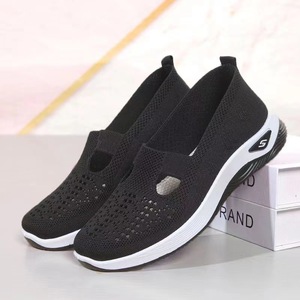 Spring Womens Casual <b>Shoes</b> 2024 New Breathable Lightweight <b>Soft</b> Sole Slip on Solid Fashion - Product Image 3