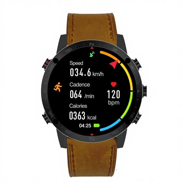 Sunroad GPS Smart Sports Watch G5 PRO Model Professional-grade Mountaineering Swimming Running Waterproof Men's Wristwatch