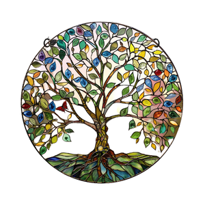 Atrapasueños de Vidrio Colorido con Diseño Moderno del Árbol de la Vida, Decoración para el Hogar y Jardín, Uso Diario, Zhejiang - Product Image 4