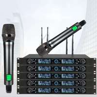 Mikrofon Nirkabel BHA BK688 True Diversity 300M UHF Jangkauan Dapat Diatur untuk Pertunjukan, Harga Grosir Pabrik 12 Tahun, OEM