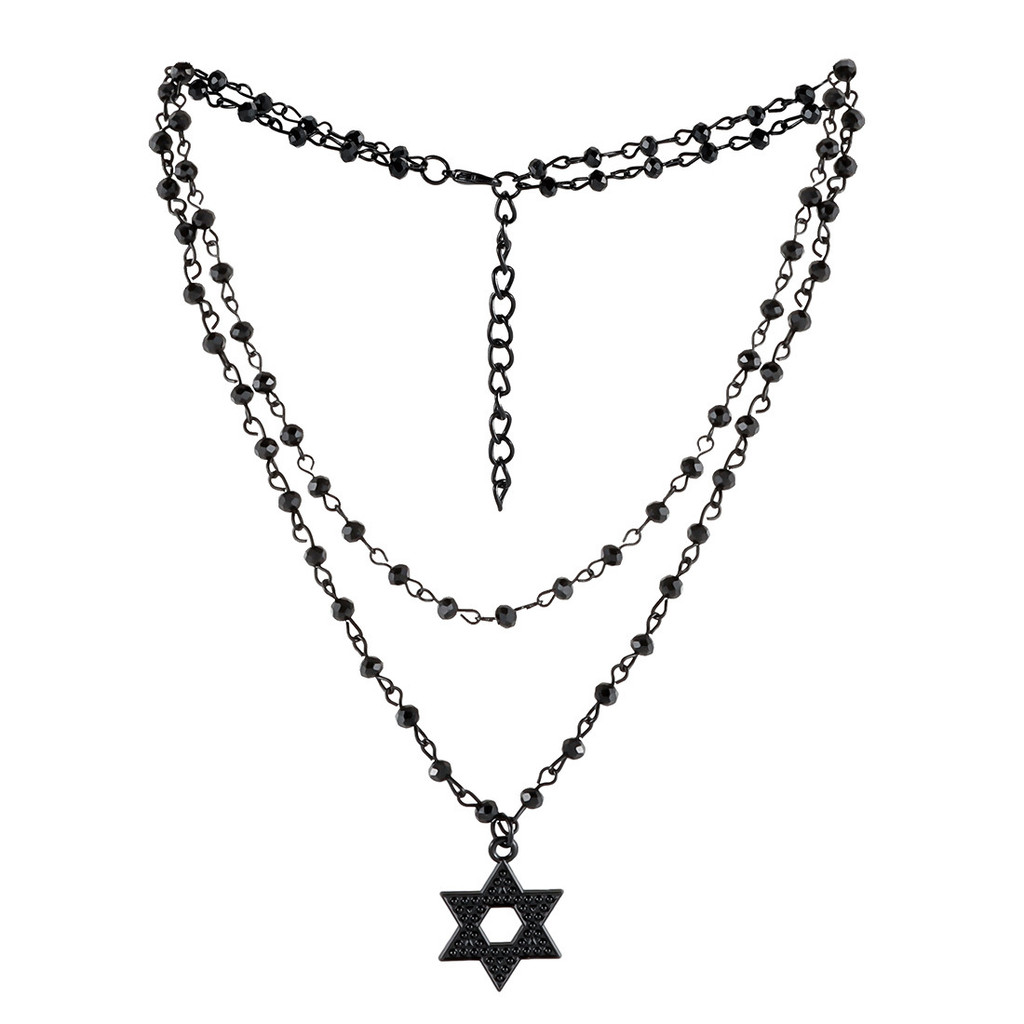 Black hexagram