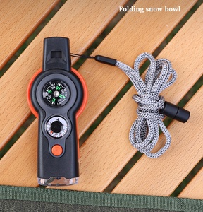 GoalFitアウトドア卸売7-in-1ホイッスルコンパスアウトドアアクセサリー多機能サバイバルホイッスル - Product Image 4