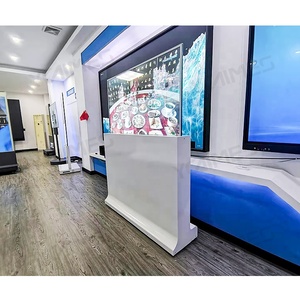 55 inch thông minh TV OLED 4K màn hình cảm ứng tầng thường vụ kiosk với <span class=keywords><strong>Windows</strong></span> <span class=keywords><strong>10</strong></span> cho cửa hàng bán lẻ trung tâm mua sắm hiển thị trong suốt - Product Image 4