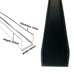 Protection de bord en plastique en forme de <span class=keywords><strong>U</strong></span>, bande anti-impact et résistante à l'abrasion pour la protection du verre, du métal et du bois - Product Image 5