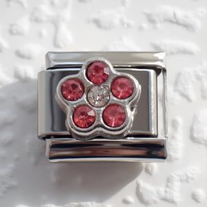 Pulseras de Flores Elásticas Italianas DIY, Pulseras de Acero Inoxidable con Dijes de Moda, Venta Directa de Fábrica - Product Image 4