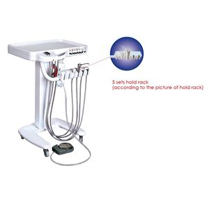 <span class=keywords><strong>Vet</strong></span> Unit gigi portabel, mesin keranjang gigi dokter gigi seluler sistem stasiun Internal hewan - Product Image 4