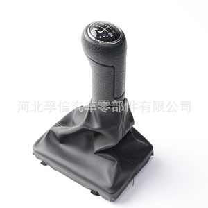 Couvercle anti-poussière pour pommeau de levier de vitesse Skoda, cuir noir, pour Skoda Superb 3T MKII 08-12, 5 vitesses - Product Image 4