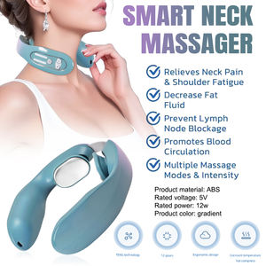 Masajeador de cuello para aliviar el calor, masajeador Cervical de punto de activación de tejido profundo de pulso eléctrico portátil para mujeres y hombres, regalos - Product Image 6