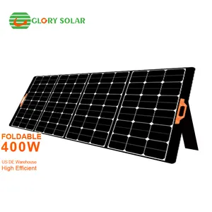 Glory Solar 300 watts 400 watts 300W 400W ETFE Sunpower kit de panneau solaire pliable portable pour le camping
