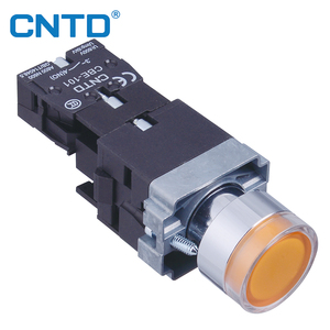 Cntd CXB2-BWZ35-1 tự thiết lập lại nút <span class=keywords><strong>LED</strong></span> chiếu sáng tạm thời đẩy nút chuyển đổi với ánh sáng 22mm tạm thời pushbutton IP65 - Product Image 1