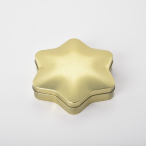 Tarro de Metal de almacenamiento en forma de estrella personalizado Offset impreso recuerdo coleccionable estaño artesanías de Metal hechas a mano - Product Image 1
