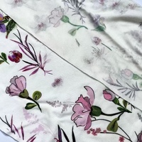 Tissu en Soie de Lait 92% Polyester à Imprimé Numérique, Tricoté, Extensible, Respirant et Lavable pour Vêtements de Nuit et Textiles de Maison pour Filles