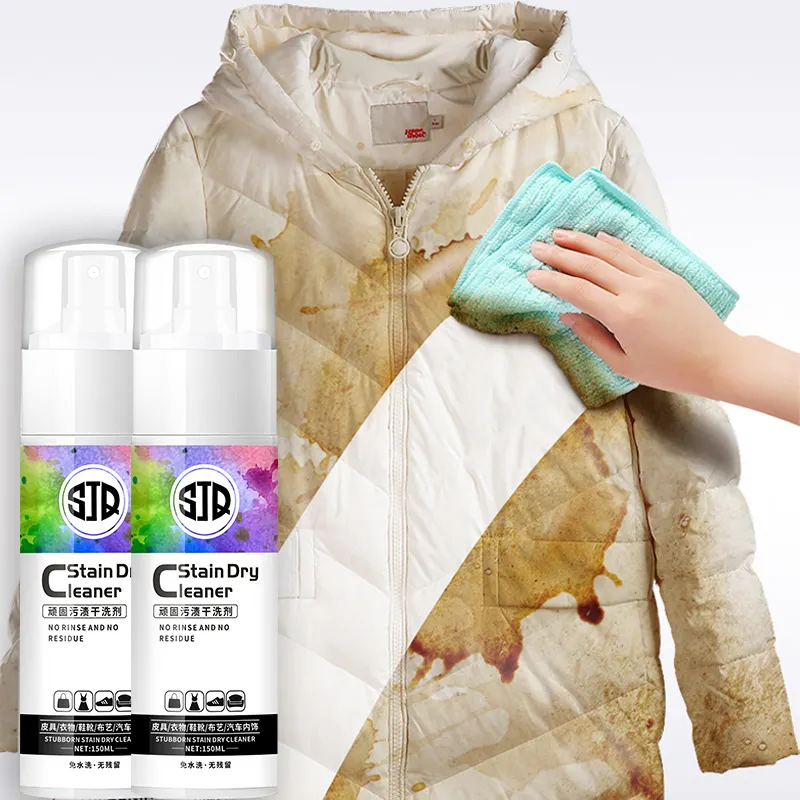 Down Clothes Dry Cleaning Agent For Stubborn Stains Eco-friendly Waterless Cleaner Liquid spray dry clean Tough Stains In Life
