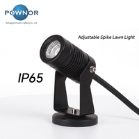 Iluminación LED de Paisaje de Bajo Voltaje DC 24V 5W, Impermeable IP65, Lámpara de Decoración para Exteriores con Estaca de Aluminio para Montaje en Suelo
